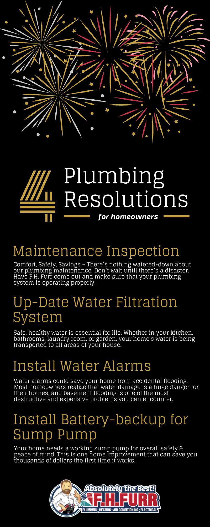 Infographic: 4 Plumbing Resolutions