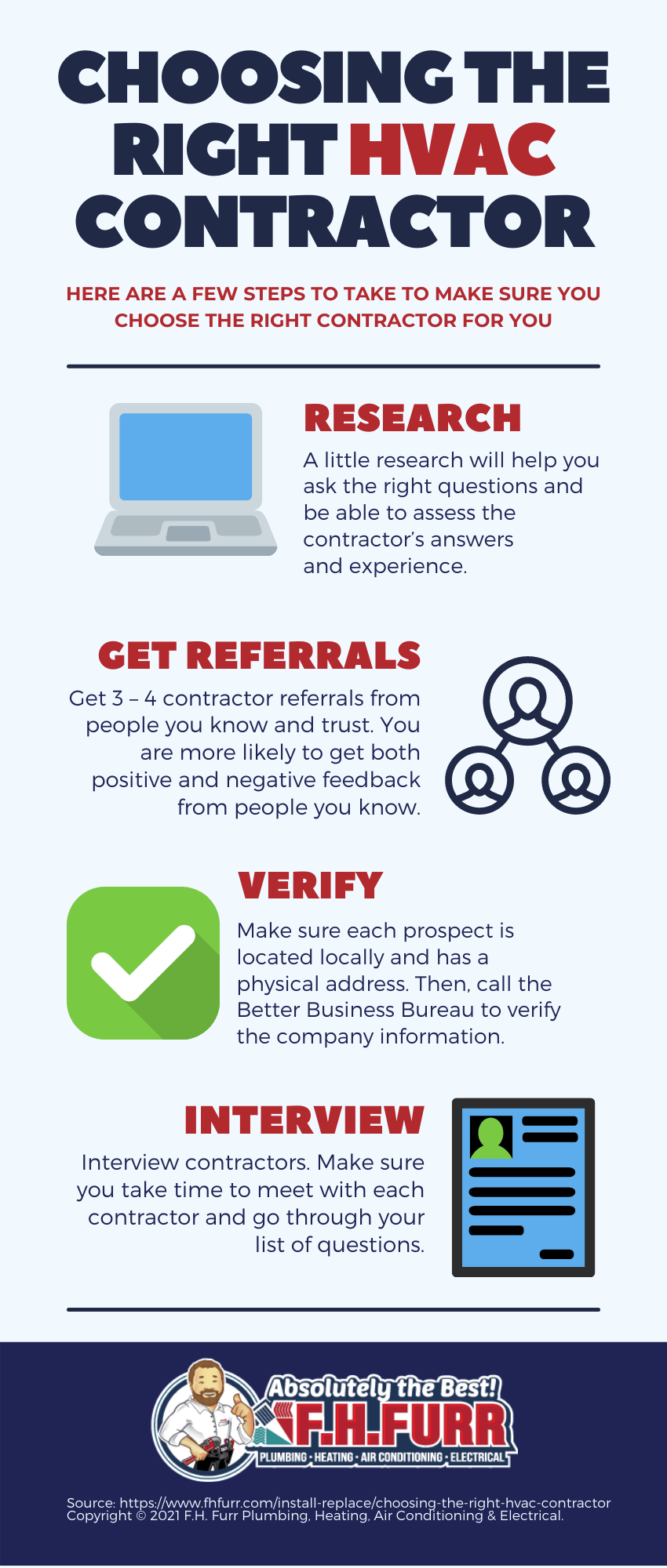 Infographic: How To Choose The Right HVAC Contractor