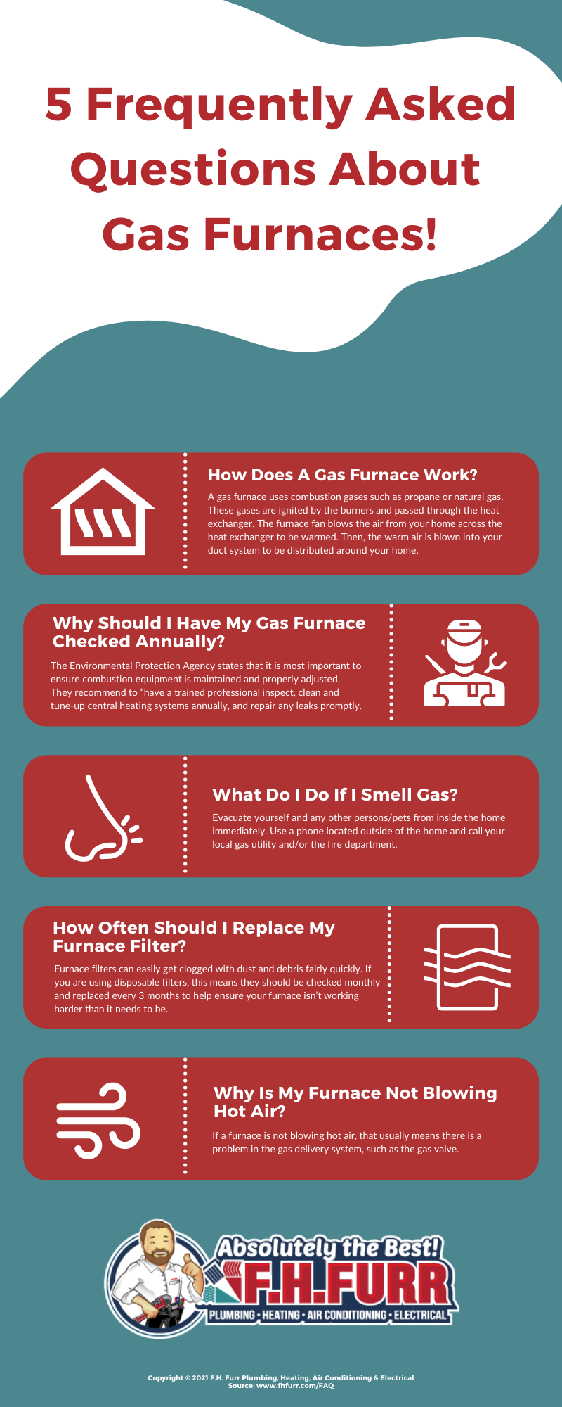 Infographic: 5 Frequently Asked Questions About Gas Furnaces