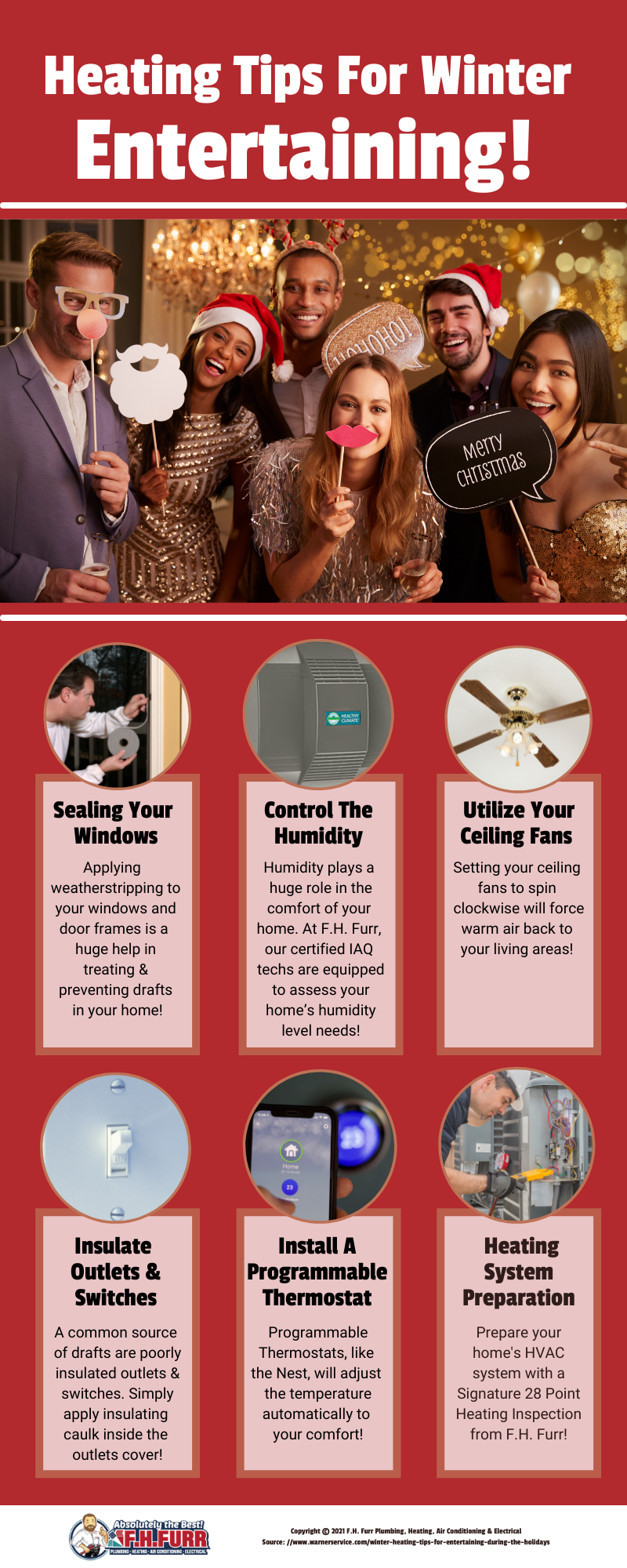 Infographic: Heating Tips For Winter Entertaining
