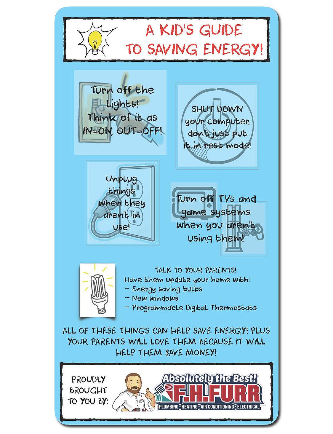 Energy Tips So Easy – A Kid Can Handle Them!
