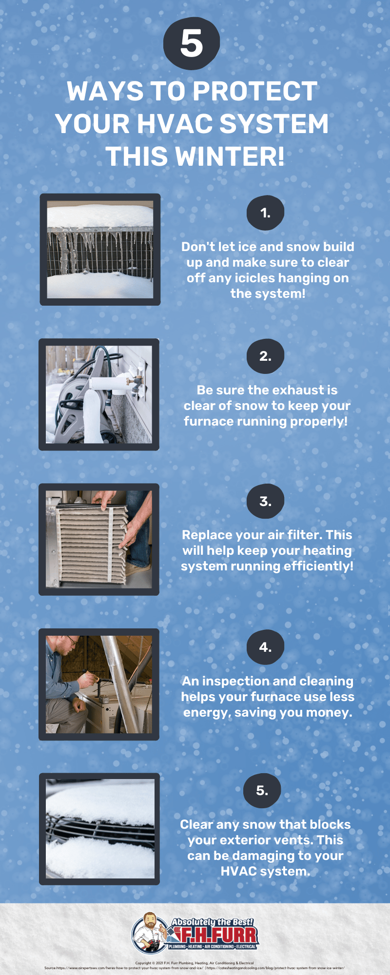 Infographic: 5 Ways To Protect Your HVAC System This Winter