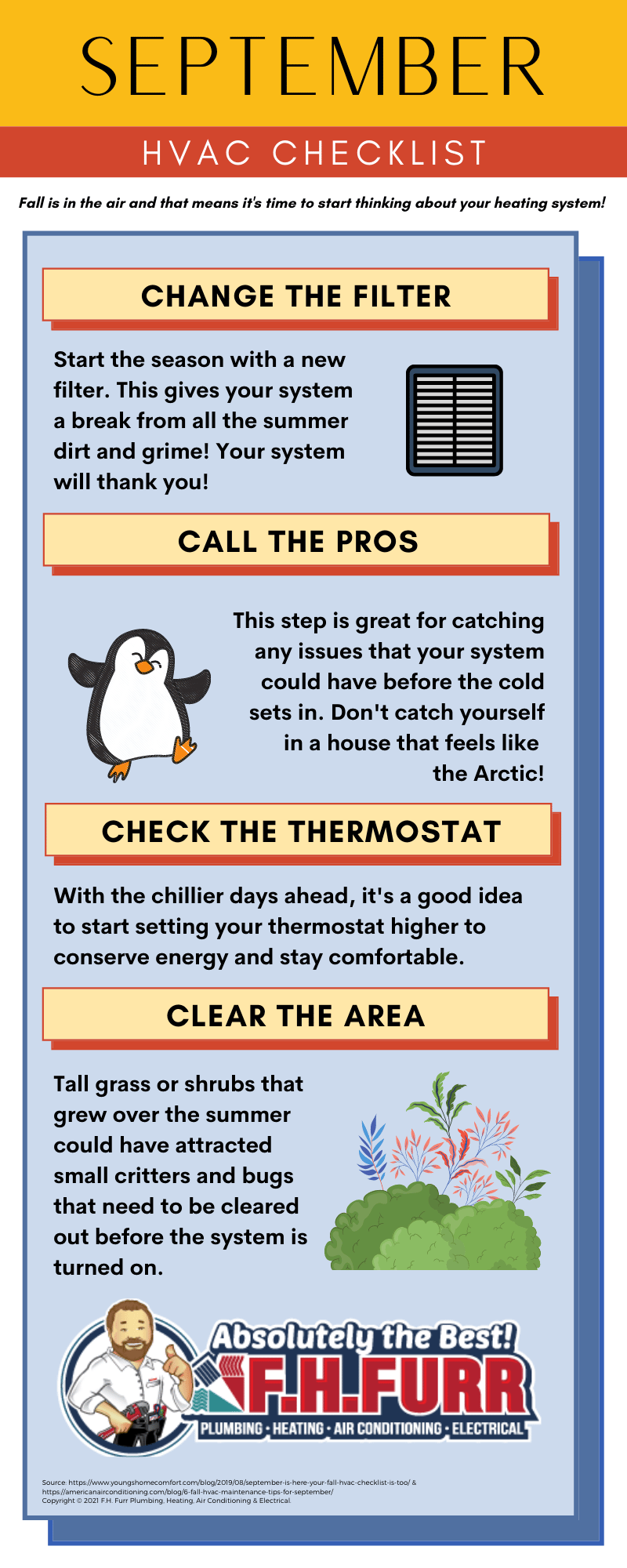 Infographic: Your September HVAC Checklist