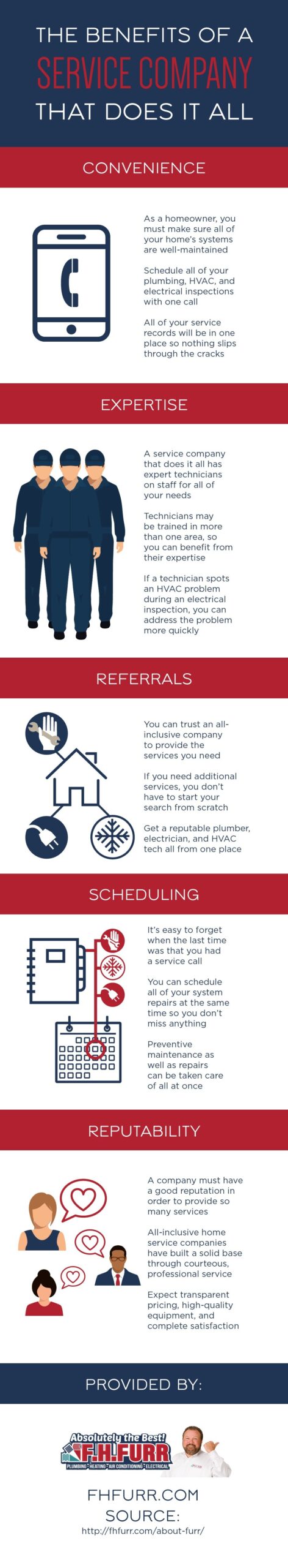 The Benefits of a Service Company That Does It All [INFOGRAPHIC]