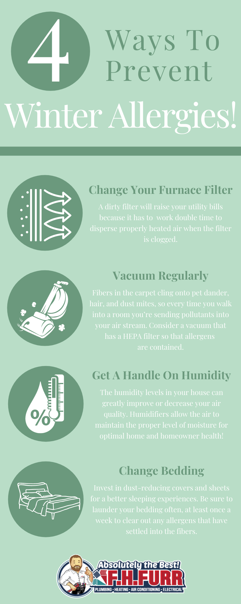 Infographic: 4 Ways To Prevent Winter Allergies!