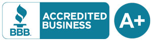A+ logo for BBB-accredited business
