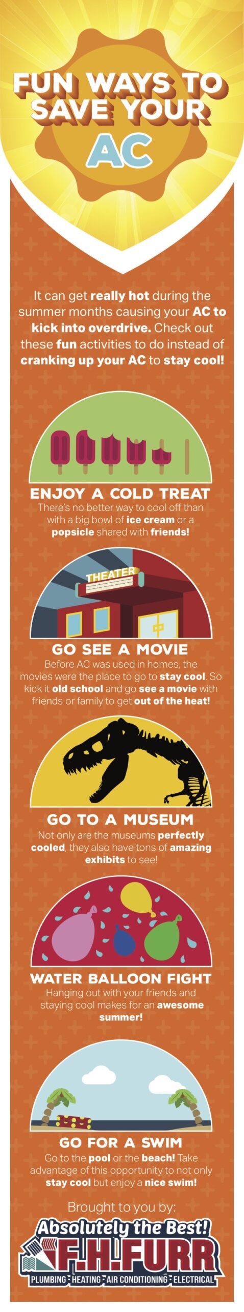 Fun Things To Do In The Summer That Will Save Your AC (INFOGRAPHIC)